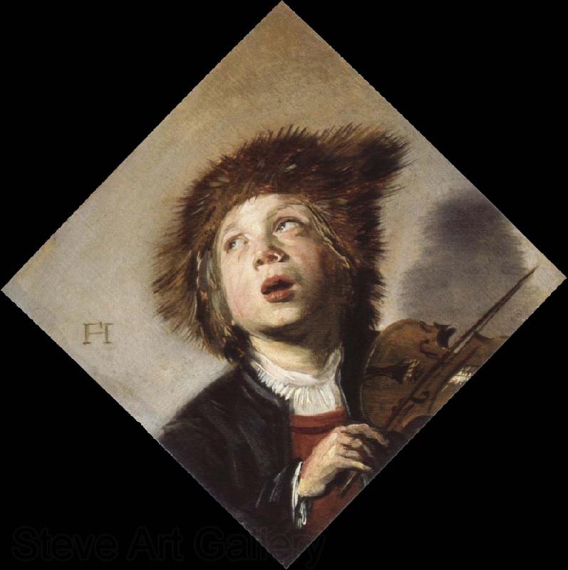 Frans Hals a boy with a violin Norge oil painting art